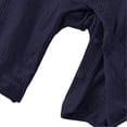 thumbnail image 5 of XIMIN Infant Boys Fall Clothes Newborn Baby Romper Hat Stripe Knit Long Sleeve Bodysuit Jumpsuit Baby Going Home Outfit, 5 of 9