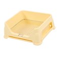 thumbnail image 1 of Dog Potty Tray, Stainless Steel Grid Sturdy Dog Litter Box Large Capacity Wall Mounted Dog Training Toilet for Small Medium Dogs, 1 of 7