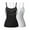 0, Black+Grey+White, variant on COMFREE Women's Camisole with Built in Padded Bra Adjustable Spaghetti Strap Tank Top Cami Comfort(S-3XL)