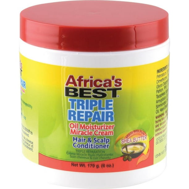 Africa's Best Triple Repair Oil Moisturizer Miracle Cream Hair & Scalp