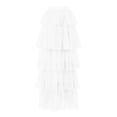 thumbnail image 5 of HGIEYS Women's High Low Tutu Skirts Sweet Elastic Waist Tulle Layered Ruffles Mesh Long Tiered Skirt, 5 of 7