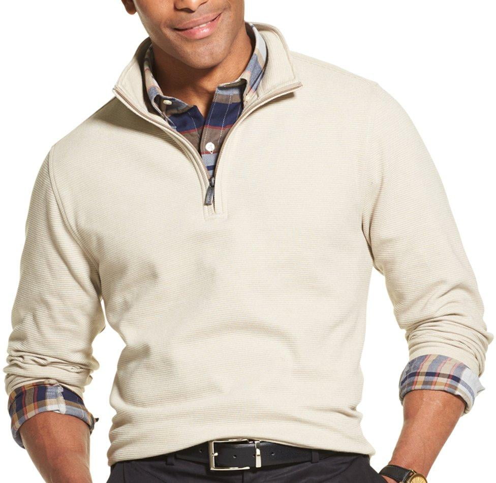 van heusen quarter zip pullover