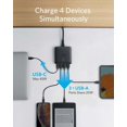 thumbnail image 5 of Anker 65W 4 Port PIQ 3.0 & GaN Fast Charger Adapter, PowerPort Atom III Slim Wall Charger with a 45W USB C Port, 5 of 7