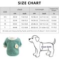thumbnail image 2 of Soft Plush Dog Sweater, Warm Pet Sweater,Winter Fashion Little Daisy Style Dogs Sweatshirt, Pet Winter Clothes Cat Clothes Small Dogs Sweaters for Cold Weather (Small, Yellow), 2 of 7