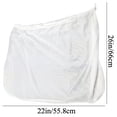thumbnail image 3 of PEONAVET Home Storage Reusable Fruit Drawstring Bag Extra Large Filter Mesh Cloth Bag, 3 of 7