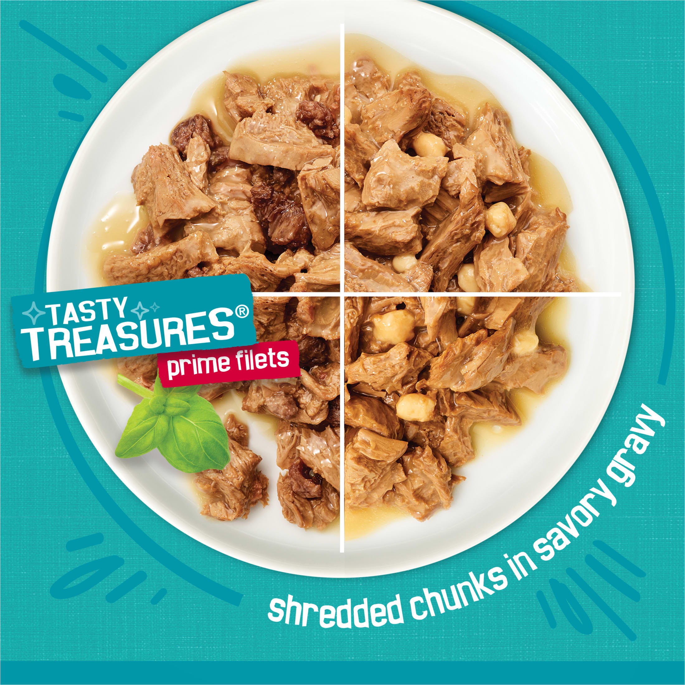 Purina Friskies Tasty Treasures Wet Cat Food Variety Pack, 24 Cans photo 2