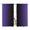 Purple, variant on Purple Black Ombre Semi Sheer Window Curtains 96 Inches Long, Gradient Contemporary Abstract Art Rod Pocket Voile Silky Chiffon Curtain Light Filtering Drapes for Living Room, 52"x96", 2 Panels