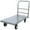 Dark Gray, variant on Heavy Duty Flatbed Cart 24"x48" - 2000Lb Capacity Steel Platform Truck with 8" Casters (2 Straight/2 Swivel) & Removable Handle, Gray - Ideal for Warehouse/Moving