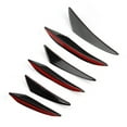 thumbnail image 2 of ZPSHYD Car Front Bumper Lip Splitter, 6 Pcs Universal Spoiler Canards Kit ABS Plastic Car Front Bumper Wind Knife Trims Gloss Black, 2 of 8