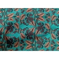 thumbnail image 4 of oneOone Cotton Cambric Fabric Leaves & Floral Block Print Fabric By Yard 56 Inch Wide, 4 of 4