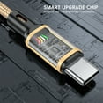thumbnail image 4 of Cshidworld USB Cable C 2.4A de Carga Rápida, Paquete de 3 3/6/6 Pies, Cable de Carga Rápida de Nylon Premium, Compatible con iPhone 15 Samsung Galaxy Note 10/10+ Plus/9/8, S20 S10 S9 S8 Plus, Dorado, 4 of 7