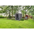 thumbnail image 1 of EZEE Shed Steel Storage 6 x 5 ft. Galvanized Low Gable Charcoal, 1 of 7