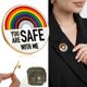 thumbnail image 3 of Pins «You Are Safes with Me» Broche arcoíris Pin esmaltado para solapa Pins esmaltados para enfermeras, médicos y estudiantes Pin broche para gorras, mochilas, insignias, joyería, regalo, 3 of 8