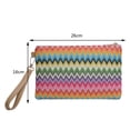 thumbnail image 4 of Bolsa tipo sobre para mujer, colorido Bolsa de mano de playa tejido a mano para ir de compras (estilo 6) Likrtyny  Para Estrenar, 4 of 9