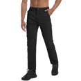 thumbnail image 2 of Pantalones de senderismo FFEATIANDY, ligeros e impermeables para hombre, color negro M, 2 of 7
