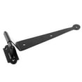 thumbnail image 6 of Renovators Supply Offset Lift Off Pintle Strap Hinge 11-3/4" Black Wrought Iron Pintle Strap Gate and Door Hinges w/Hardware, 6 of 9