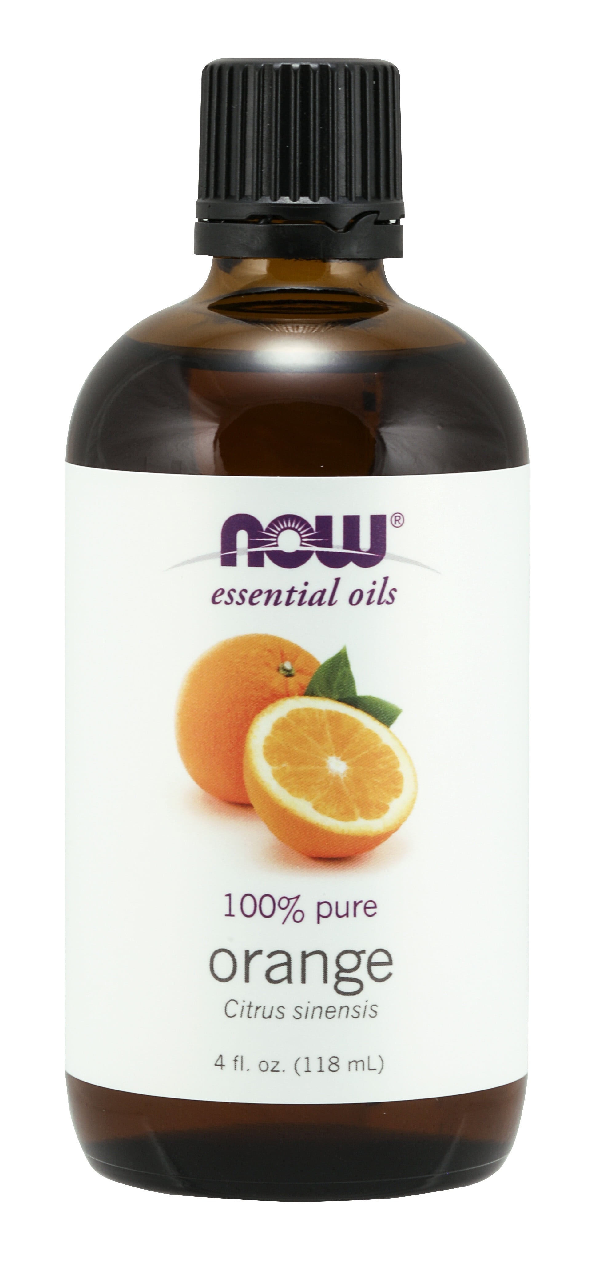 NOW Essential Oils, Orange Oil, Uplifting Aromatherapy Scent, Cold