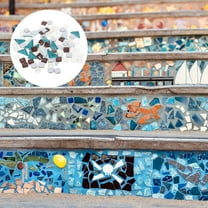 OATIPHO  Stained Glass Pieces for Mosaic Arts and Home Decorations