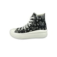 thumbnail image 3 of Converse Chuck Taylor All Star Move High Women's Sneakers, Black/White, Size 6.5, 3 of 4