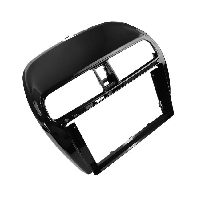 Fascia de radio de coche LANNMXG panel estéreo de tablero con pantalla doble de 9 pulgadas para Attrage//space 2012-2019