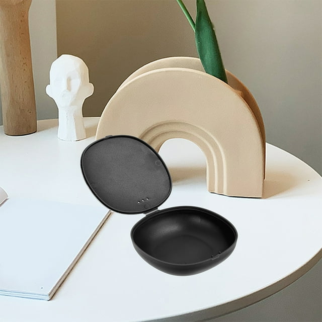 unbranded 4Ud Estuche Organizador Plástico Para Menstrual Color Negro Uso Doméstico Práctico