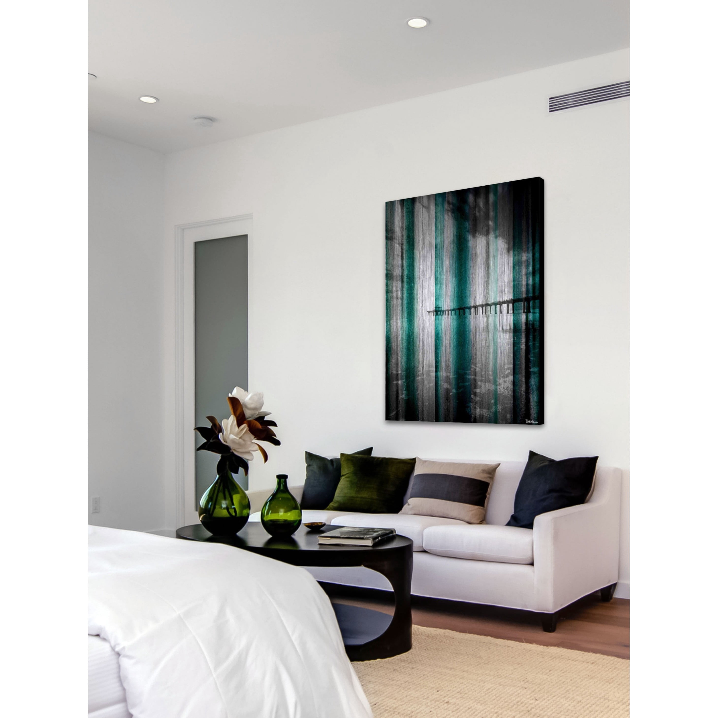 Parvez Taj  - "Long Walk" Print on Brushed Aluminum 30 x 45