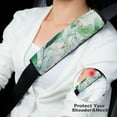 thumbnail image 2 of WYYP Green Leaves Gold Foil Annabel Kidston Car Seat Belt Shoulder Pad 1Pcs, 2 of 5