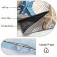 thumbnail image 6 of Round Rugs 3Ft, Blue Coastal Vintage Round Area Rug Washable Indoor Throw Carpet, Ocean Starfish Farmhouse Board Small Non Slip Circle Rug for Bedroom Living Room Home Decor Aesthetic, 6 of 8