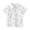 White, variant on LYMAYTER Toddler Boys Short Sleeves T-Shirt Kids Summer Lapel Button Cotton Tee Shirt Baby Casual Cartoon Shirt Blouses for 2-10Y