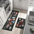 thumbnail image 3 of Sunflower Kitchen Rugs and Mats Set of 2 Pieces Washable Non-Slip Backing Anti Fatigue Kitchen Mat Microfiber Kitchen Runner Rugs for Home Kitchen 17"x47.2"+17"x23.6", 3 of 6