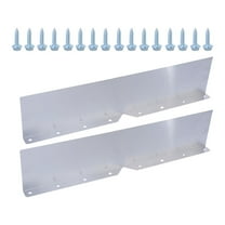 2Pcs Gutter Valley Splash Guard Aluminum Gutter Rain Diverter Easy to Install