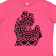 thumbnail image 4 of Inktastic Michigan Silhouette Mandala Boys or Girls Toddler T-Shirt, 4 of 5