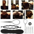 thumbnail image 5 of 4/9Pcs Pain de Cheveux Maker, Cheveux Tressage Clip Outil de Style Disque Twist Outils Kit Bricolage Cheveux Style Accessoires 3 Types, 5 of 5