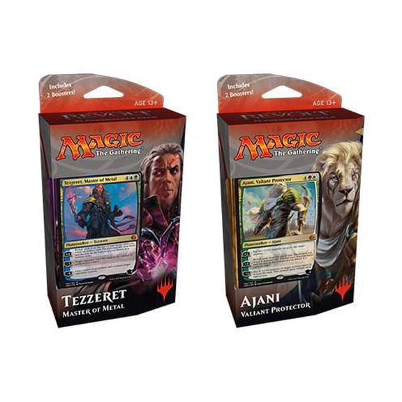 Collectible MtG Aether Revolt Set of Both Tezzeret & Ajani Planeswalker Decks