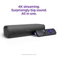 thumbnail image 2 of Roku Streambar SE | 2-in-1 TV Soundbar with Built-in 4K/HD/HDR Streaming, Premium Speakers, & Enhanced Speech Clarity for Crisp, Clear Dialogue - Quick Guided Simple Setup, 2 of 5