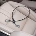 thumbnail image 5 of Dog Car Safety Seat Belt,YuCool 2 Pack Chew Proof Steel Cable Restraint Vehicle Belt Fit for Large, and X-Large Dogs, 5 of 7