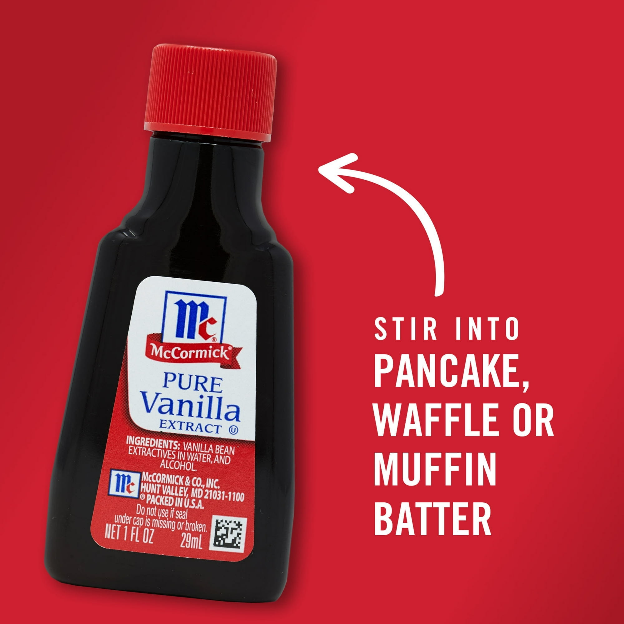 McCormick Gluten Free Pure Vanilla Extract 1 fl oz Box (Pack of 4)