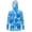 Blue Water Camo Print, variant on Fishing Hoodie for Men, Sun Protective Running Shirt Mesh Face Mask Long Sleeve Top Hiking Rash Guard for Beach Fishing Outdoor Sports, 3XL, Dinosaur Skeleton Pattern Green