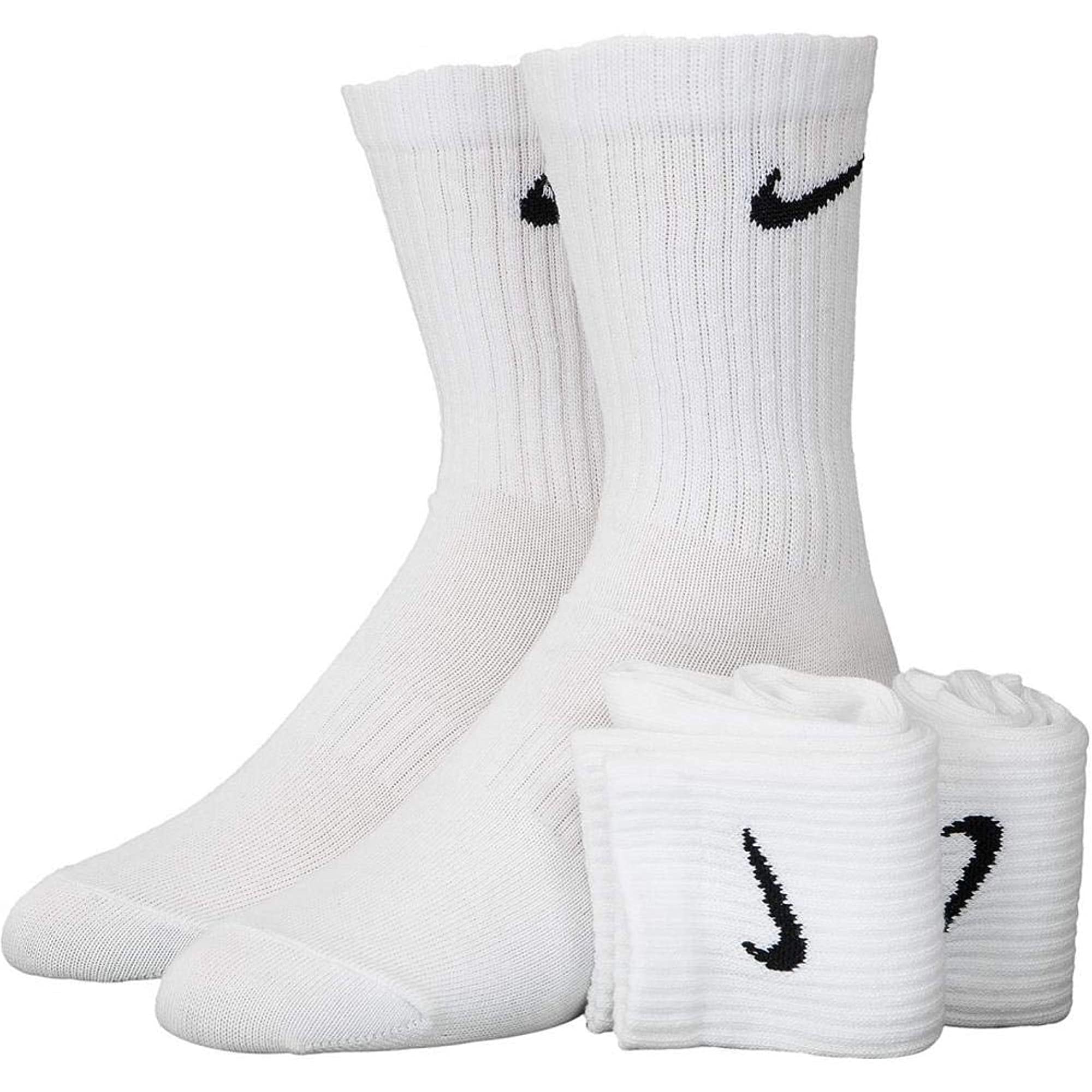 Nike Everyday Lightweight Crew Socks 3 Pack White Black