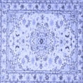 thumbnail image 1 of Ahgly Company Indoor Square Persian Blue Traditional Area Rugs, 4' Square, 1 of 4
