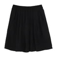 thumbnail image 5 of Women's Plus Size Solid Shorts with Pockets Elastic Waist Casual Summer Bottoms, 5 of 6