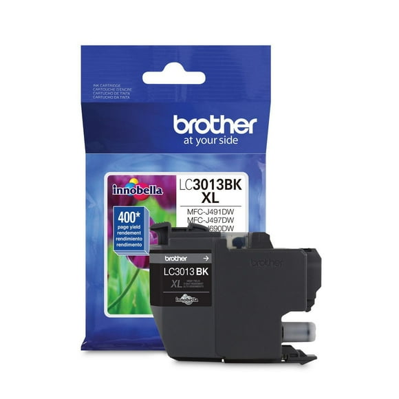 Brother Genuine LC3013BKS Black Ink Cartridge, Super High Yield