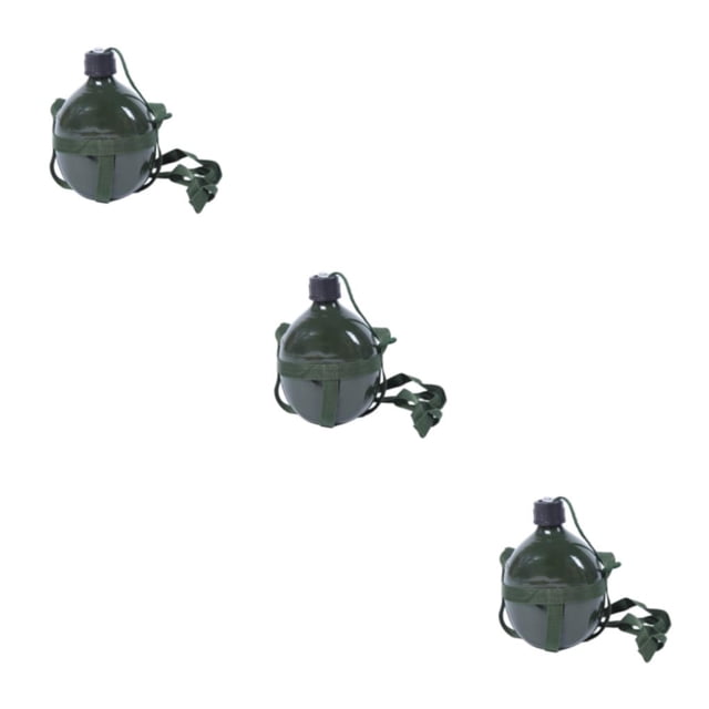 Botella de agua que acampa de aluminio durable Yuarrent Verde 2L