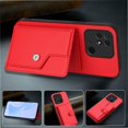 thumbnail image 2 of FOXDOCK Case for Xiaomi Redmi 10C RFID-Blocking Card Holder - Stylish Button Closure Design, 2 of 4