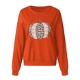 thumbnail image 3 of Womens under $10 2026 ! asdoklhq Womens Halloween Clothes Plus Size,WomenWomen's Print Long-sleeved Sweatshirt Casual Blouse Pullover, 3 of 5