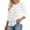 White, variant on BUIGTTKLOP Tops for Women Dressy Casual 3/4 Length Sleeve Shirts Crochet Lace Boho Tops Summer Outfits 2026