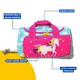 thumbnail image 3 of J World Girls Kids travel Duffle Bag with Wheels Carry-on Luggage, Unicorn, 3 of 7