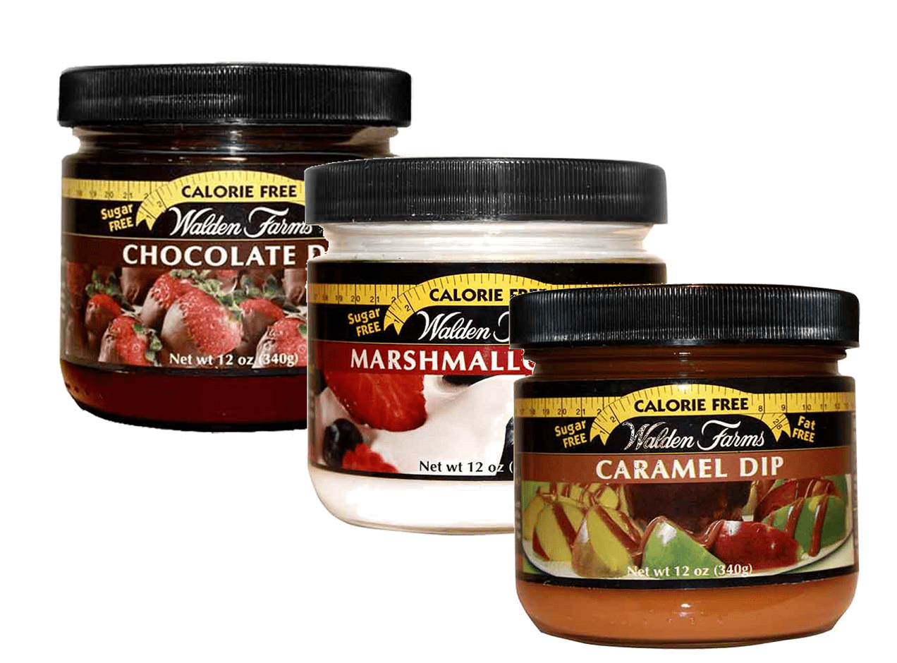 Walden Farms Marshmallow, Chocolate & Caramel Dip, Sugar Free Zero