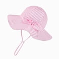 thumbnail image 4 of CAUYDY Toddler Sun Hat with Neck Flap UPF 50+ Adjustable 1T 2T 3T 4T 5T Baby Boys Girls Summer Beach Hat Kids Traveling Bucket Hat (Sizes 3-4 Years,Pink), 4 of 6