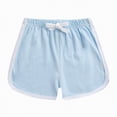 thumbnail image 4 of TOWED22 Girls Boys Athletic Shorts Toddler Soccer Sports Shorts Kids Quick Dry Gym Running Short(Light Blue,7-8 Y), 4 of 5